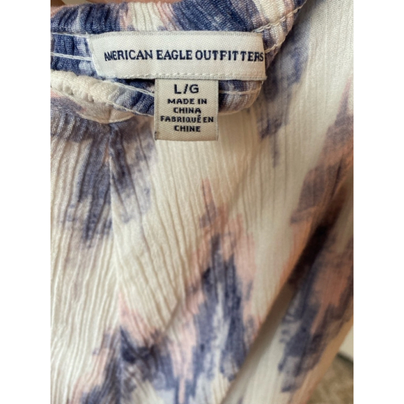 American Eagle Maxi Slip Dress Tie-Dye Boho Beach Lightweight Spring Summer - Picture 4 of 6